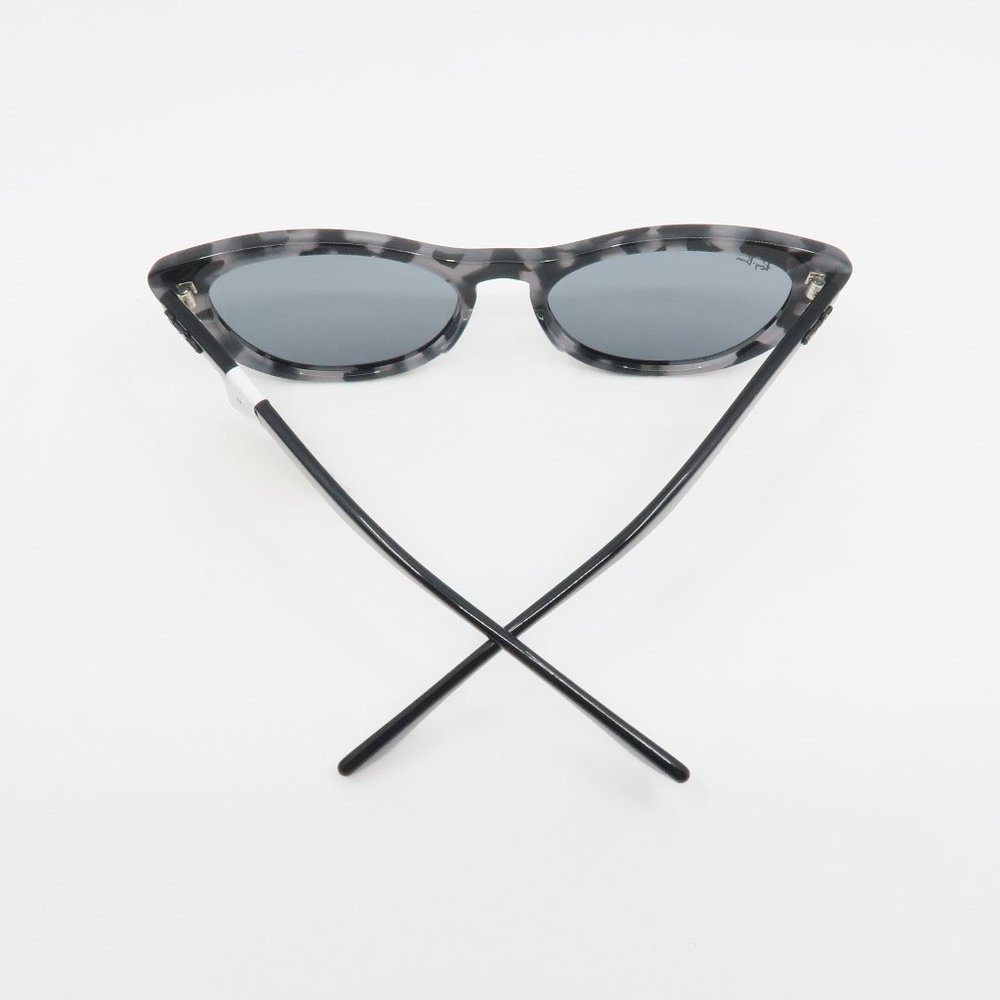 Ray-Ban RB 4314N 1250/Y5 NINA Black and Grey Tortoise Cat Eye New Sunglasses - Picture 5 of 6